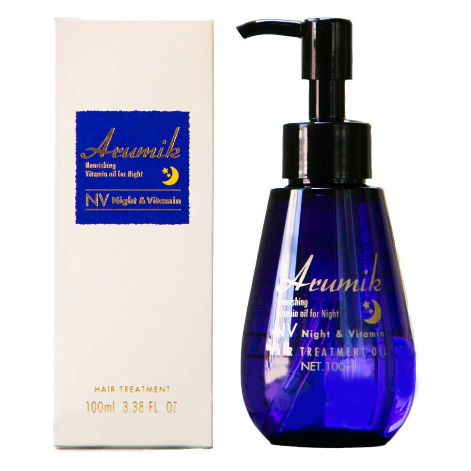 Arumik Hair Treatment Oil Night & Vitamin/Масло для восстановления и увлажнения волос в ночное время, 100 мл