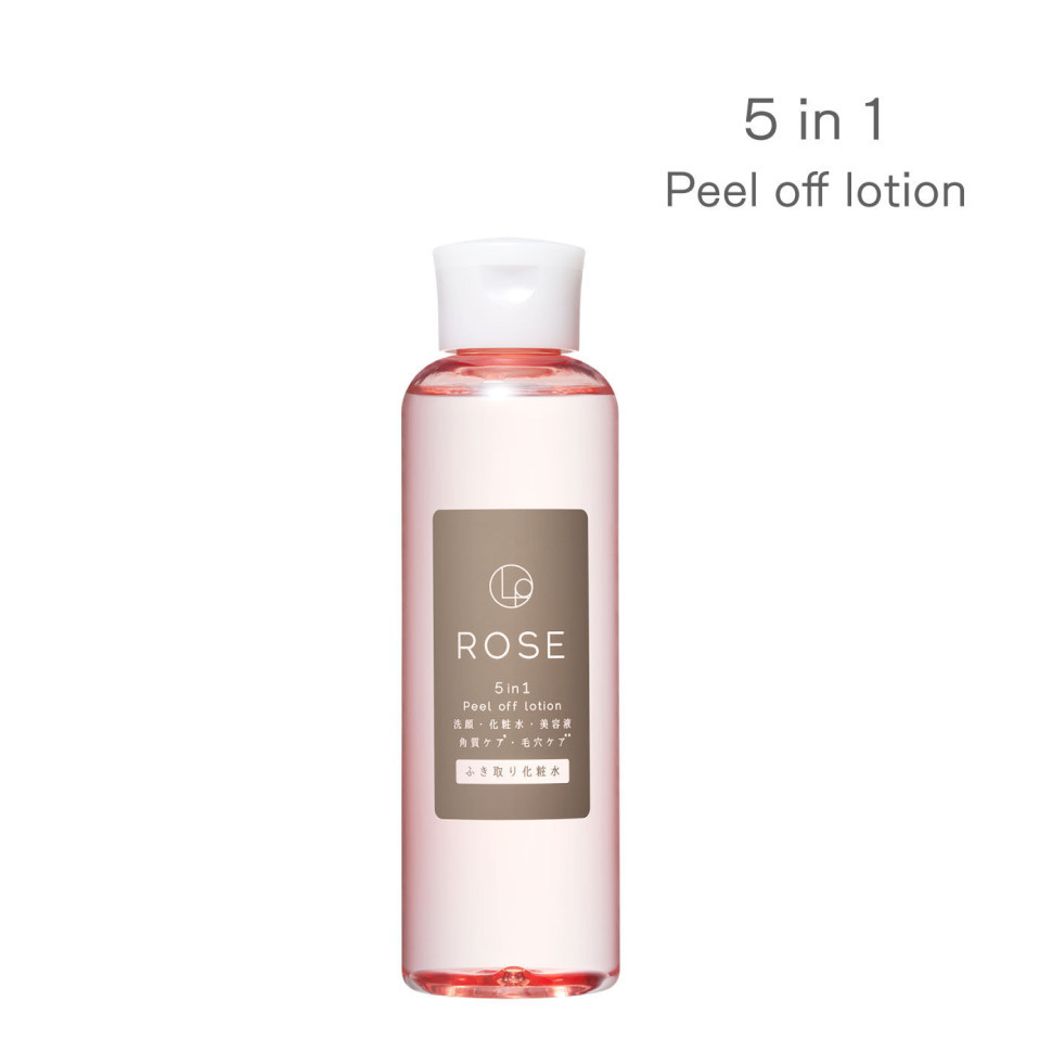 KITAO Rose Arotech 5 in 1 Peel off Lotion/Очищающий лосьон для лица с экстрактами роз, коллагеном, гиалуроновой кислотой, 3 видами керамидов и растительными экстрактами 250 мл