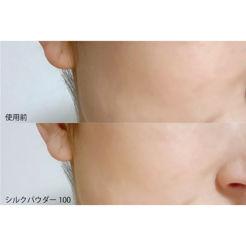 KITAO Silk Powder 100/Пудра для лица бесцветная из шёлка 9 грамм