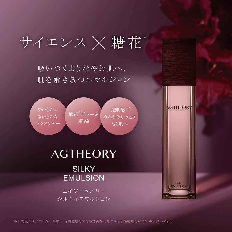 AXXZIA AGTHEORY SILKY EMULSION/Увлажняющая эмульсия 55 мл