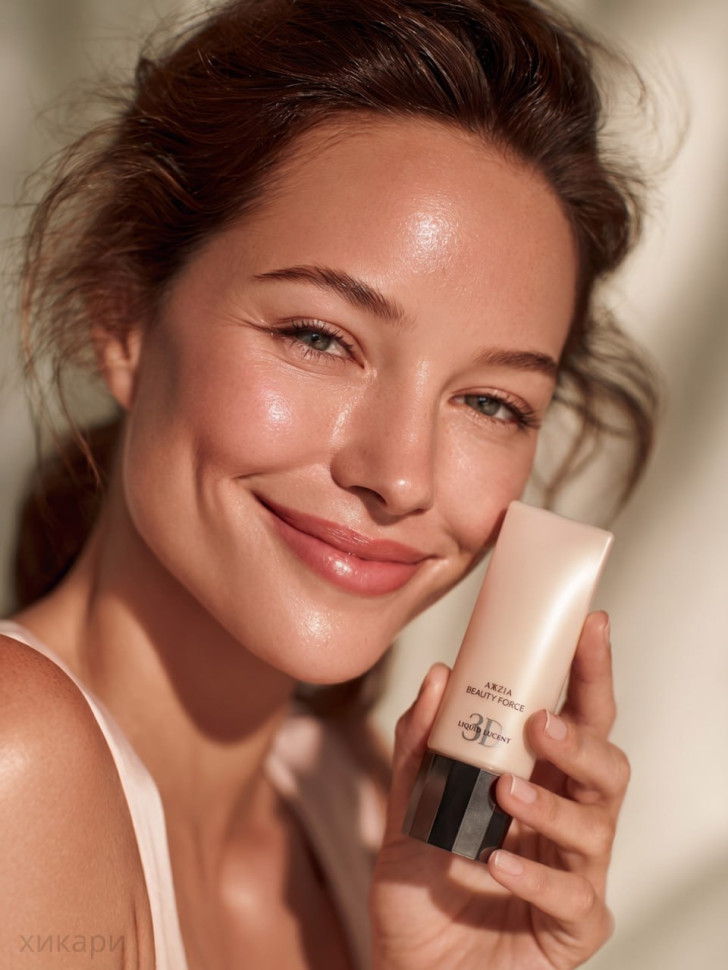 AXXZIA Beauty Force Liquid Lucent 3D/Тональный увлажняющий крем 40 г