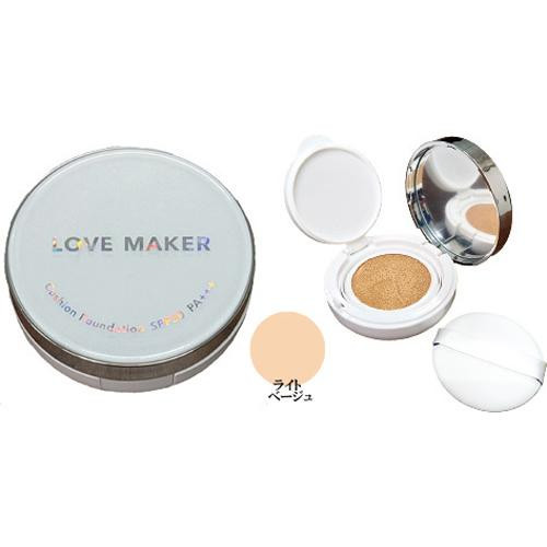 LOVE MAKER Cushion Foundation 02 Light Beige/Тональный крем-кушон, тон 02 светло-бежевый 15 г