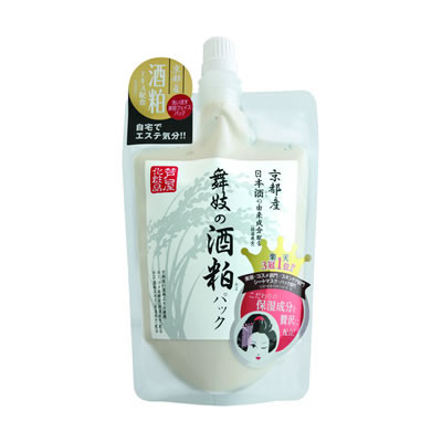Maiko rice sakekasu pack/Маска для лица с ферментированным экстрактом рисового саке и риса, коллагеном, гиалуроновой кислотой, дрожжами, аргинином и растительными экстрактами 170 г