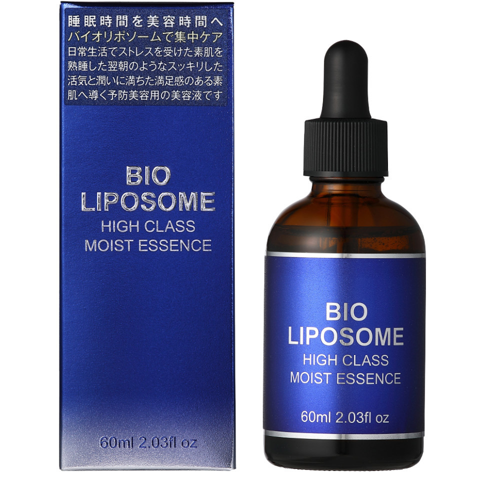 BIO LIPOSOME HIGH CLASS MOIST ESSENCE/Антивозрастная сыворотка для лица с 2 видами липосомов, гиалуроновой кислотой, астаксантином, ниацинамидом, коллагеном, 60 мл