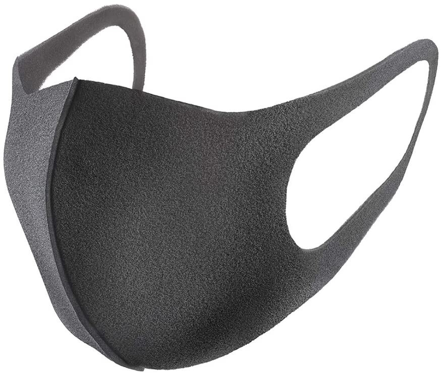 PITTA MASK/Многоразовая защитная маска, размер средний, тёмно-серая 3 шт