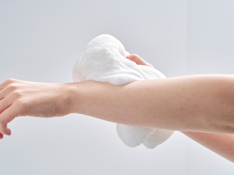 AISEN Массажная мочалка для тела (мягкая)/BY521 Mens Body Towel Mr. MASH Soft