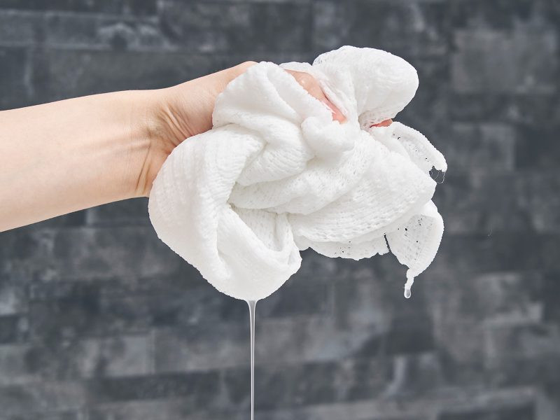 AISEN Массажная мочалка для тела (мягкая)/BY521 Mens Body Towel Mr. MASH Soft