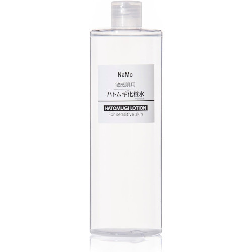 NaMo Hatomugi Lotion/Интенсивный увлажняющий лосьон для чувствительной кожи с маслом бусенника, растительными экстрактами, гиалуроновой кислотой, коллагеном, экстрактом плаценты, ниацинамидом, витамином С и стволовыми клетками 500 мл