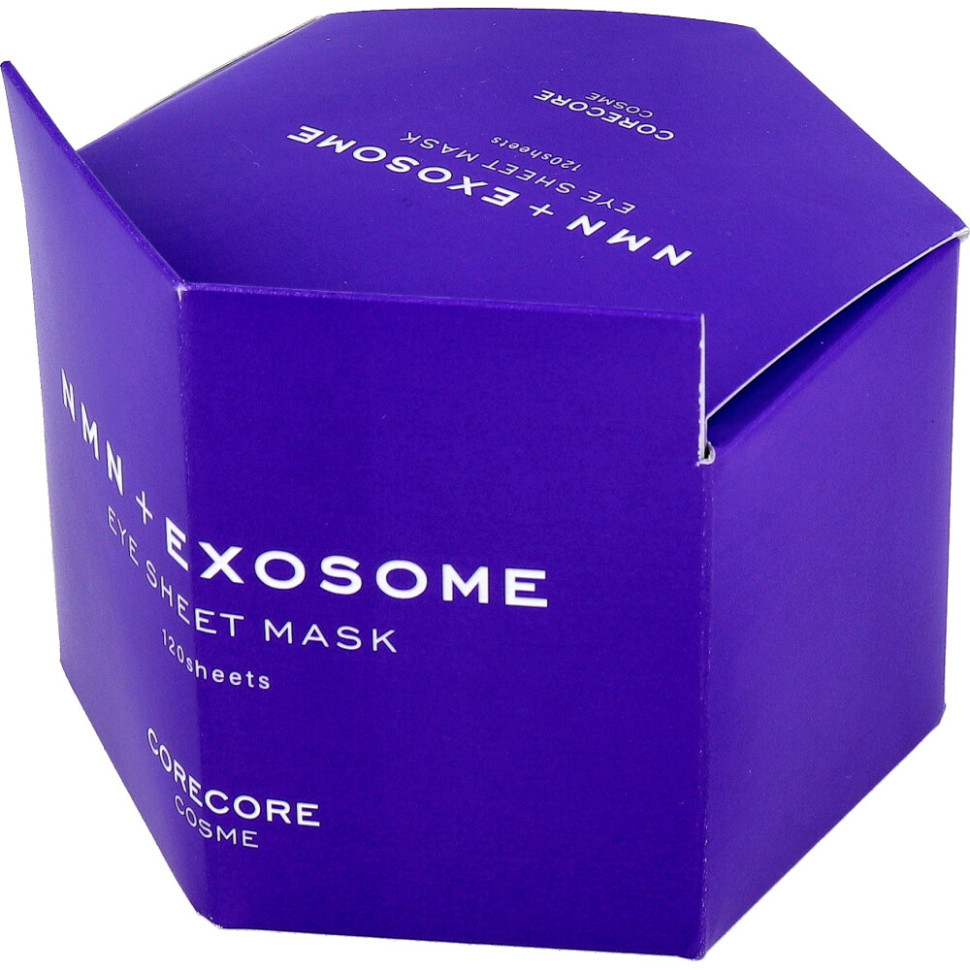 CORE CORE COSME NMN+EXOSOME EYESHEET MASK 120P/ Патчи для кожи вокруг глаз с NMN, экзосомами и стволовыми клетками, 120 шт на 60 применений