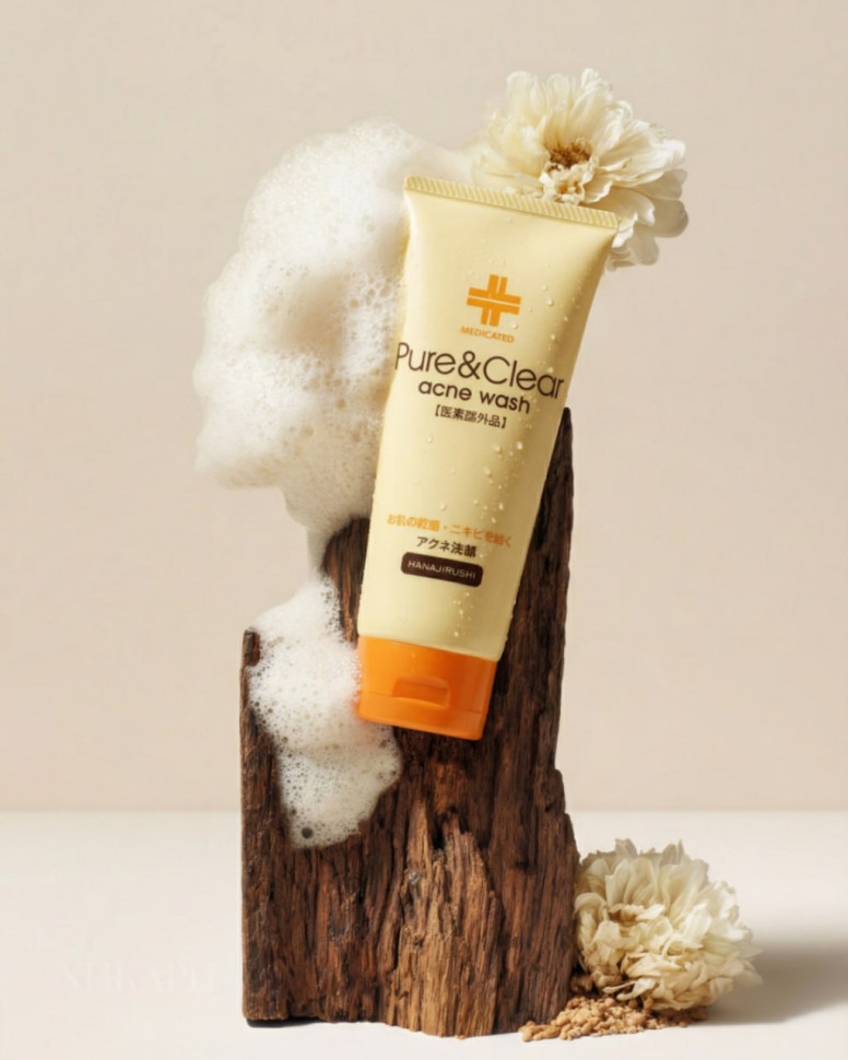Pure&Clear Acne Wash 100g/Очищающая пенка для кожи с проблемами акне любого возраста 100 гр
