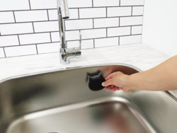 KOKUBO "Петакора" Губка для мытья раковины в форме кошки, 1 шт/"PETAKORA" Sticky Cat-Shaped Sink Sponge