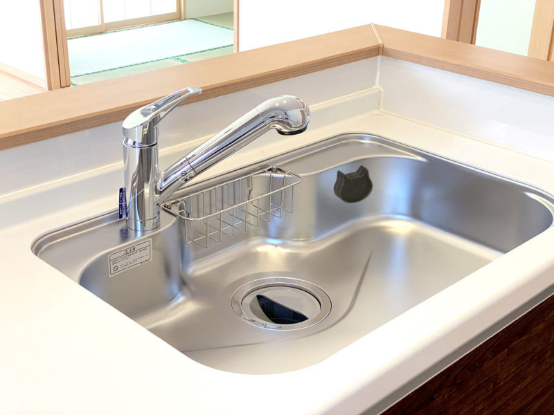KOKUBO "Петакора" Губка для мытья раковины в форме кошки, 1 шт/"PETAKORA" Sticky Cat-Shaped Sink Sponge