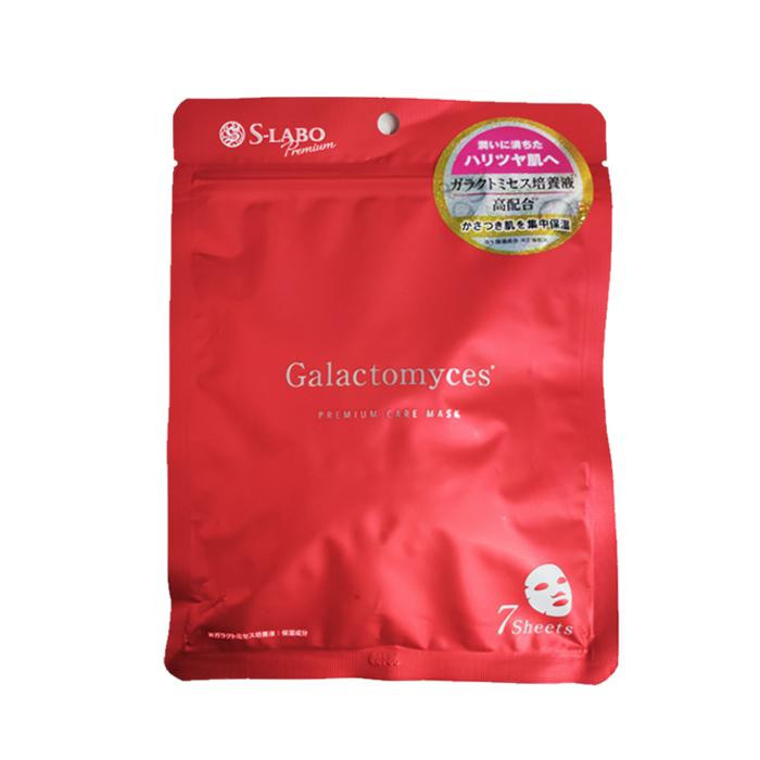 S-LABO Galactomyces Premium Care Mask/Маска для лица и с галактомисесом, ниацинамидом, аминокислотами, 3мя видами керамидов, аргинином, таурином, пролином, аланином 7шт