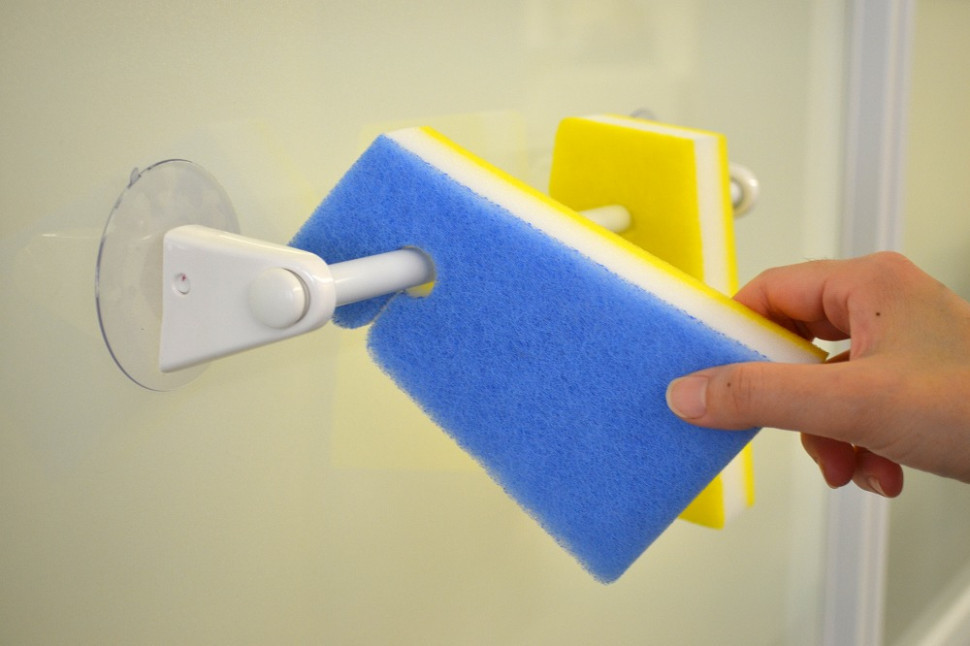 KOKUBO Губка для ванной жёсткая с отверстием для крючка, 1 шт/Hooking Bath sponge