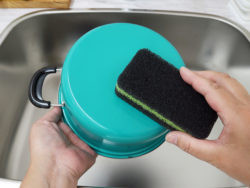 KOKUBO Губка кухонная 3-х слойная жёсткая, 1 шт/Kitchen Cleaning Sponge Hard
