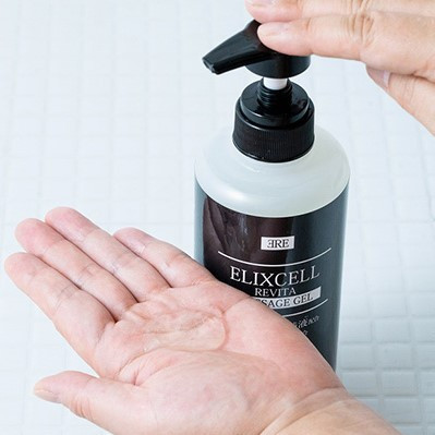ELIXCELL Revita Massage Gel/Гель для массажа лица с экстрактами стволовых клеток, экзосомами, фуллереном, плацентой, гиалуроновой кислотой, коллагеном, витамином С, CICA, арбутином, маточным молочком 500 Г