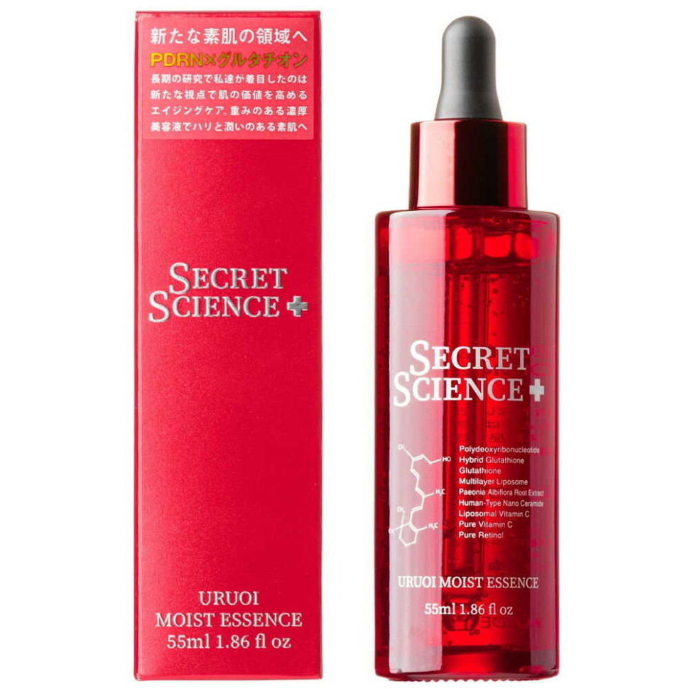 SECRET SCIENCE URUOI MOIST ESSENCE/Увлажняющая сыворотка с глутатионом, PDRN, липосомами, нанокерамидами, экстрактом пиона, витамином С, ретинолом, 55 мл