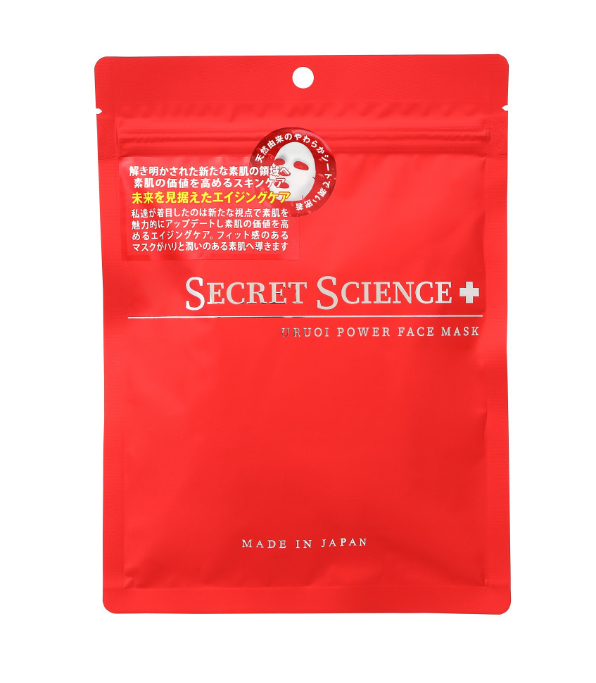 SECRET SCIENCE URUOI POWER FACE MASK/Интенсивная увлажняющая антивозрастная маска для лица 10 шт
