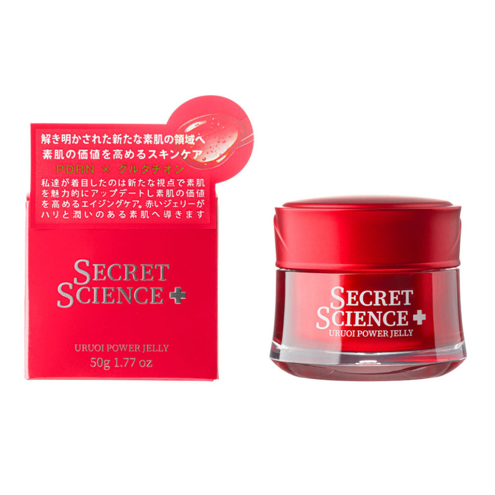SECRET SCIENCE URUOI POWER JELLY/Увлажняющий гель-желе для лица с PDRN, глутатионом, липосомами, керамидами, экстрактом пиона, витамином С, ретинолом, 50 г