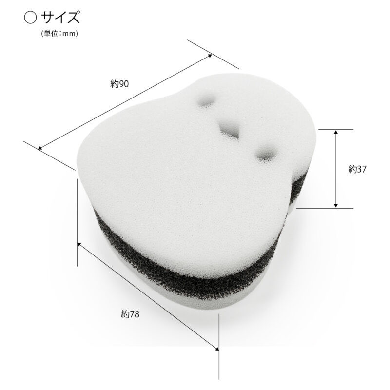 KOKUBO Губка кухонная в форме синицы 1 шт/ Island Bird Kitchen Sponge