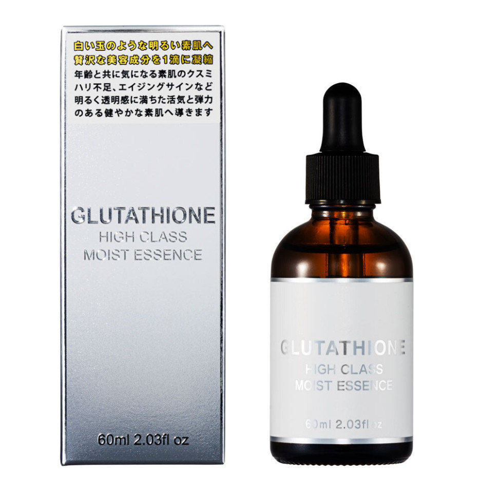 GLUTATHIONE HIGH CLASS MOIST ESSENCE/Cыворотка для улучшения цвета лица с глутатионом, PDRN, нанокерамидами, факторами роста, коллагеном и ниацинамидом, 60 мл