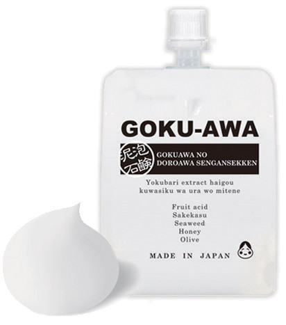 GOKU-AWA Face Cream-Wash/Пенка для умывания на основе глины Ghassoul, фруктовых кислот и морских водорослей 130 г