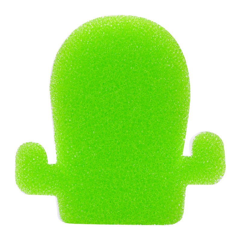 KOKUBO Кухонная губка в форме кактуса, 1 шт/Cactus-Shaped Kitchen Sponge