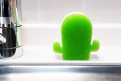 KOKUBO Кухонная губка в форме кактуса, 1 шт/Cactus-Shaped Kitchen Sponge