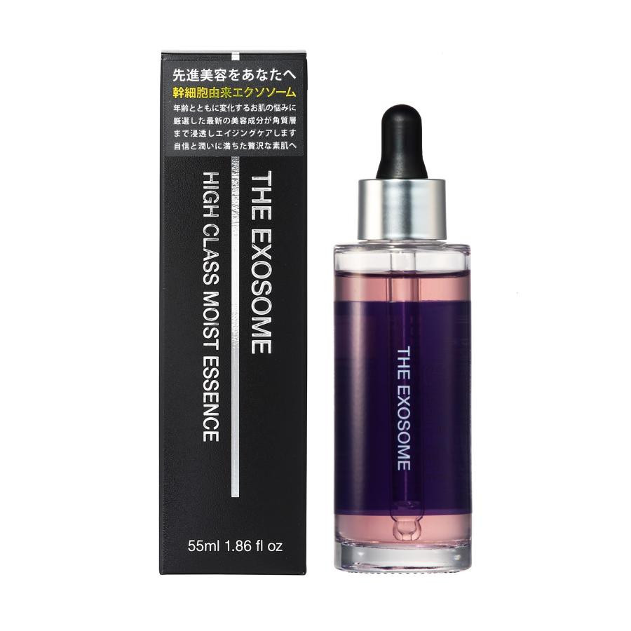 THE EXOSOME HIGH CLASS MOIST ESSENCE/Антивозрастная сыворотка для лица с экзосомами, ниацинамидом, NMN, липосомами, гиалуроновой кислотой, ферментированным коллагеном, 55 мл