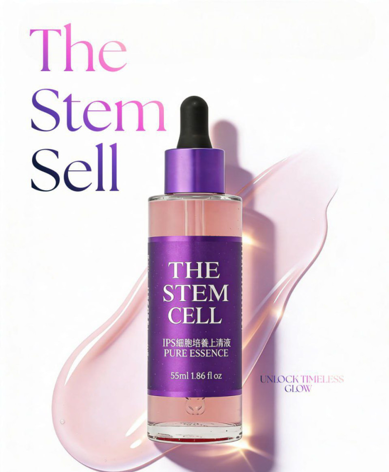 THE STEM CELL iPS CELLS PURE ESSENCE/Интенсивная увлажняющая сыворотка с супернатантом культуры iPS-клеток, экзосомами, экстрактом плаценты, беби коллагеном, DNA-Na, NMN, арбутином 55 мл