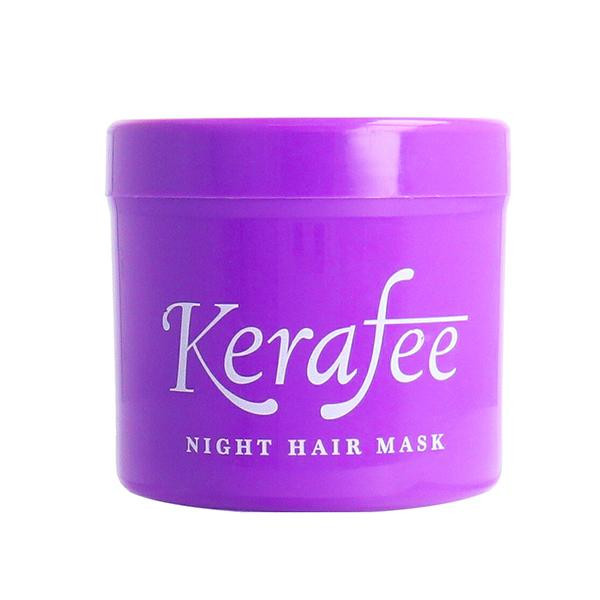 Kerafee Night Hair Mask/Маска-бальзам для волос с 2 видами кератинов, скваланом и ботаническим комплексом, 270 г