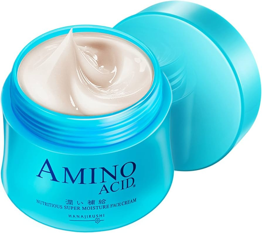 AMINO ACID NUTRITIOUS SUPER MOISTURE FACE CREAM/Интенсивный увлажняющий крем для лица с 11 видами аминокислот, 3 типами гиалуроновой кислоты, коллагеном, 3 видами керамидов, экстрактом коикса, 80 гр